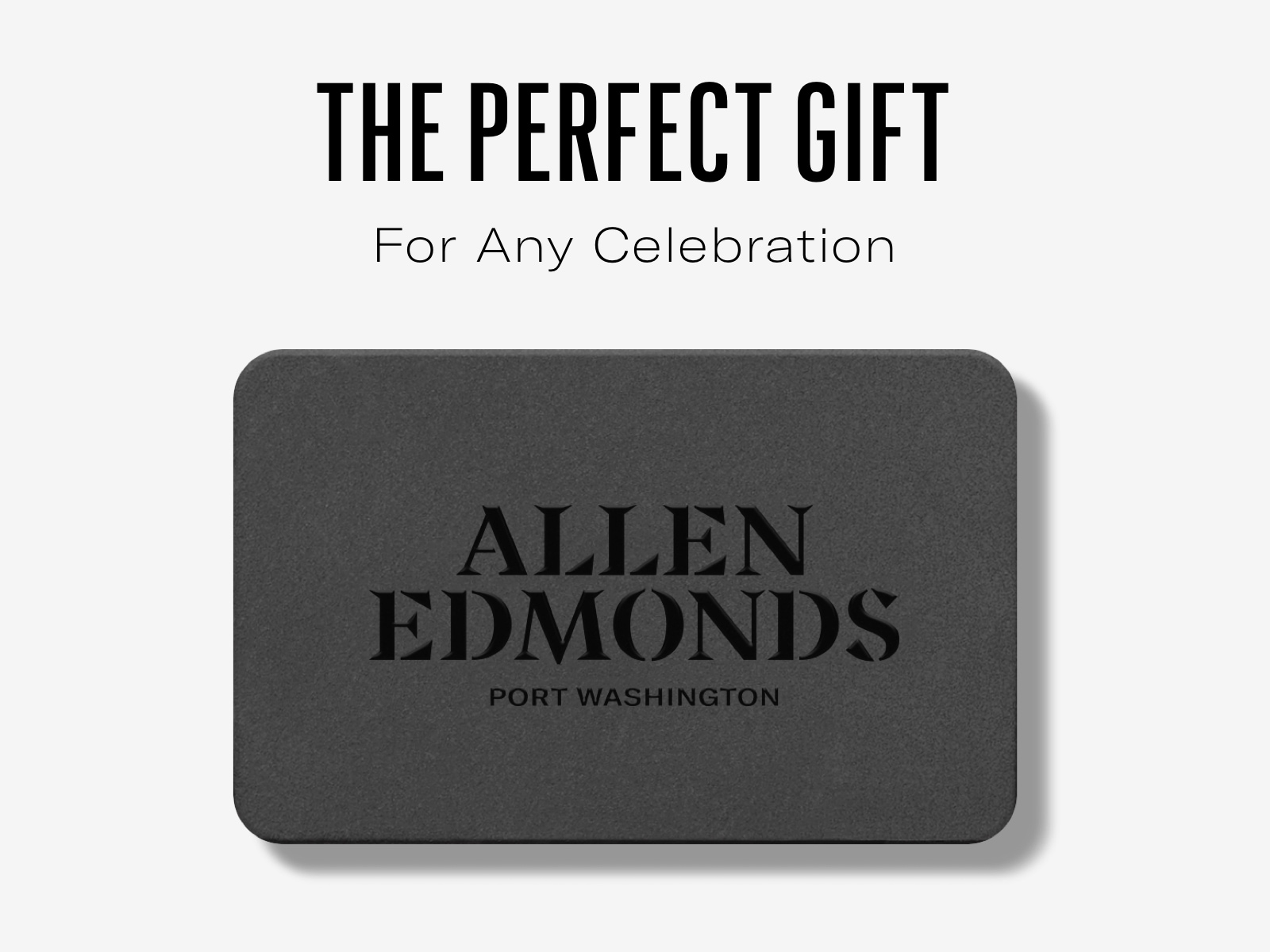 Gift Cards Shoe Bank by Allen Edmonds