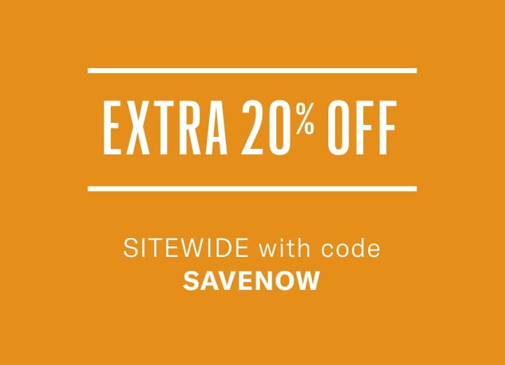 Extra 20% Off Sitewide | Use Code: SAVENOW