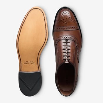 Allen Edmonds シャウタル Schautal スウェード US8D Men's Factory Second Strand Cap-toe Oxford Dress Shoe | ShoeBank