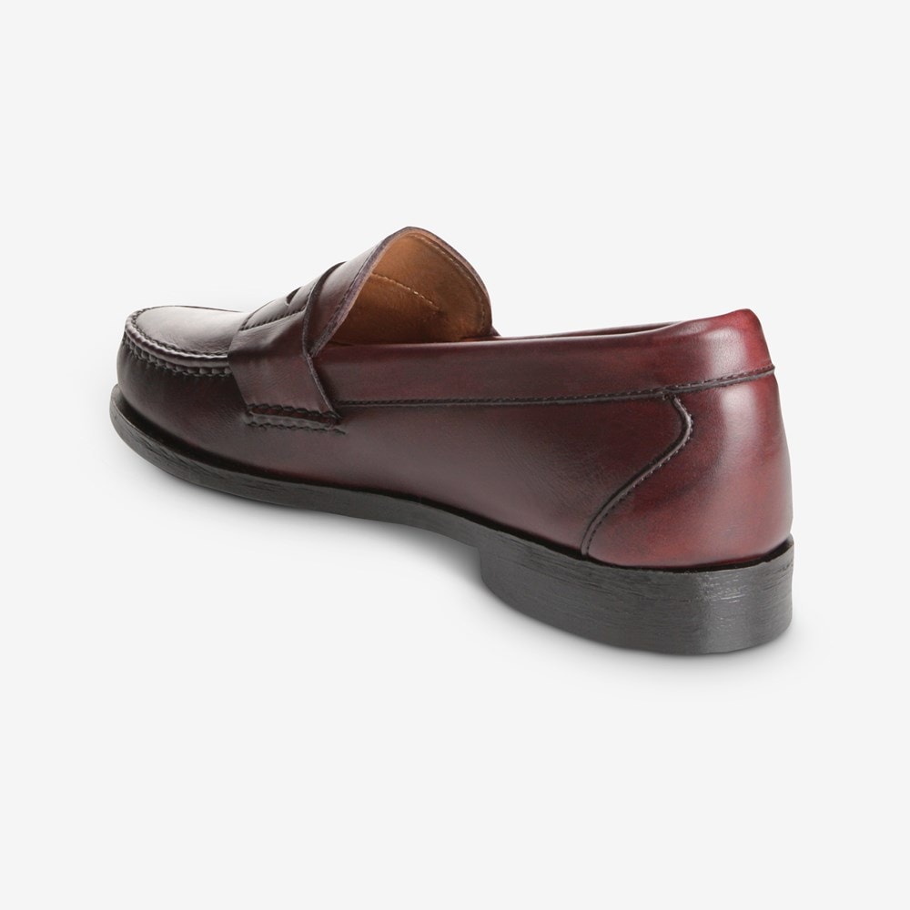 靴 ALLEN EDMONDS Cavanaugh US 8 1/2 Allen Edmonds Cavanaugh Pinch Penny Slip-on Loafer - Walnut