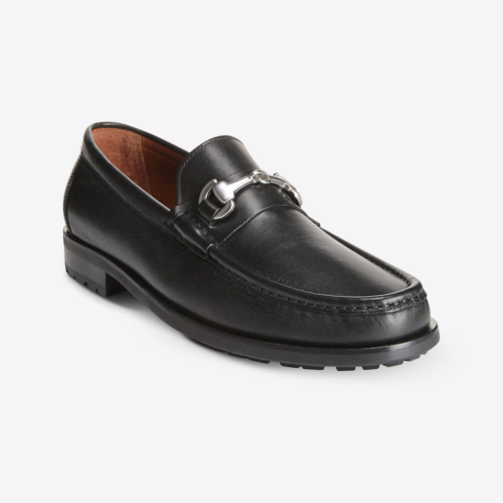 Allen Edmonds Black Leather Arezzo Loafers s-l400.jpg main image 4