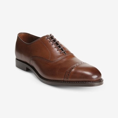 靴 50s Knapp Tan color Punched cap toe Men's Factory Second Strand Cap-toe Oxford Dress Shoe | ShoeBank