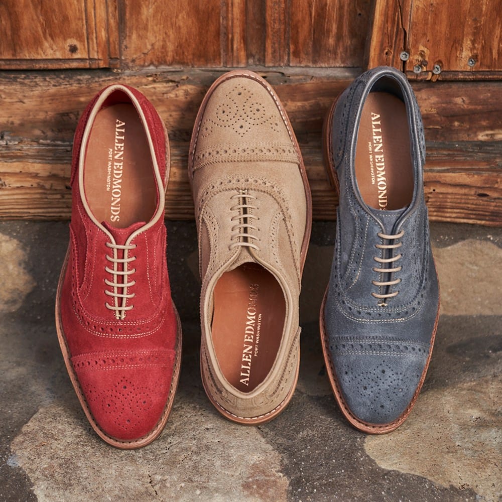 Men's Strandmok Suede Cap-toe Oxford with Dainite Rubber Sole Men's Strandmok Suede Cap-toe Oxford with Dainite Rubber Sole
