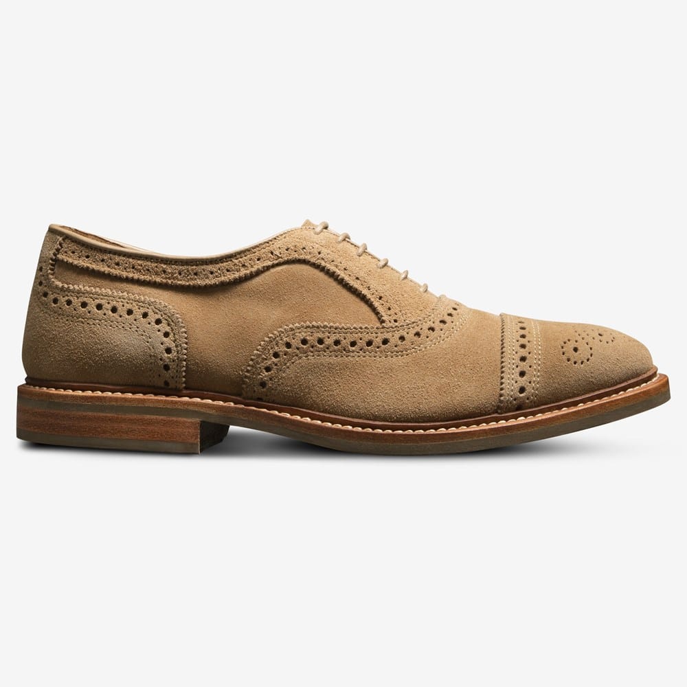 Men's Strandmok Suede Cap-toe Oxford with Dainite Rubber Sole
