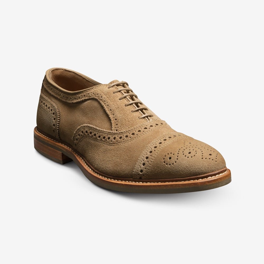 Men's Strandmok Suede Cap-toe Oxford with Dainite Rubber Sole
