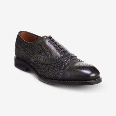 Allen Edmonds Jingle Bell Mok Oxford Wingtip Spectator Leather Mens 9 Shoes Allen Edmonds Jingle Bell Mok Oxford Wingtip Spectator  main image 2
