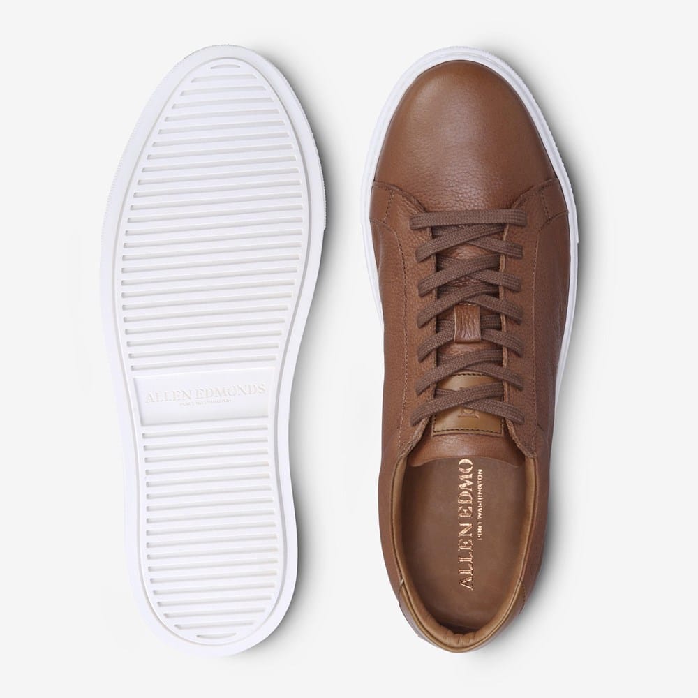 Allen Edmonds Courtside Slip-on Sneaker Brown Suede Men Size 10.5 Allen Edmonds Mens Courtside Grey Suede Casual/Athleisure  main image 4