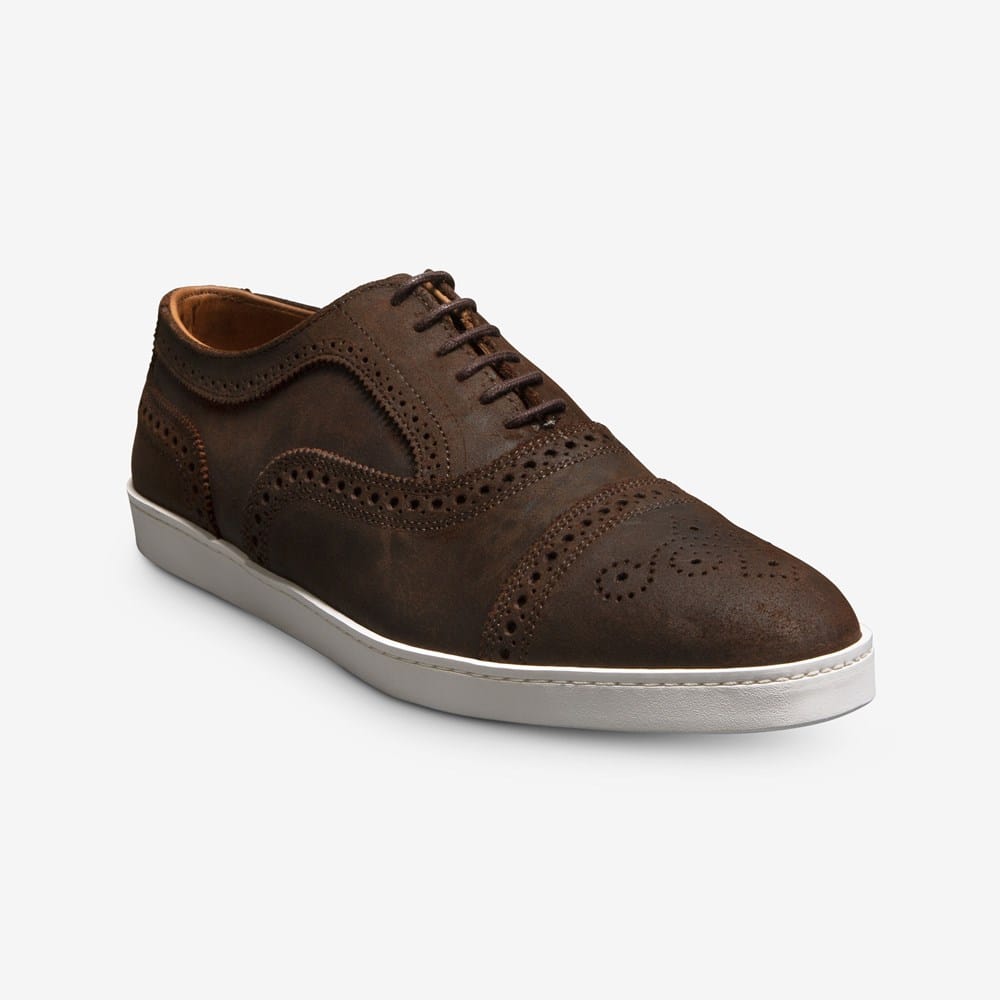 Allen Edmonds Strand Oxford Dress Sneaker Men\'s Walnut Brown Calf Leather 7.5 D Allen Edmonds Strand Men main image 4