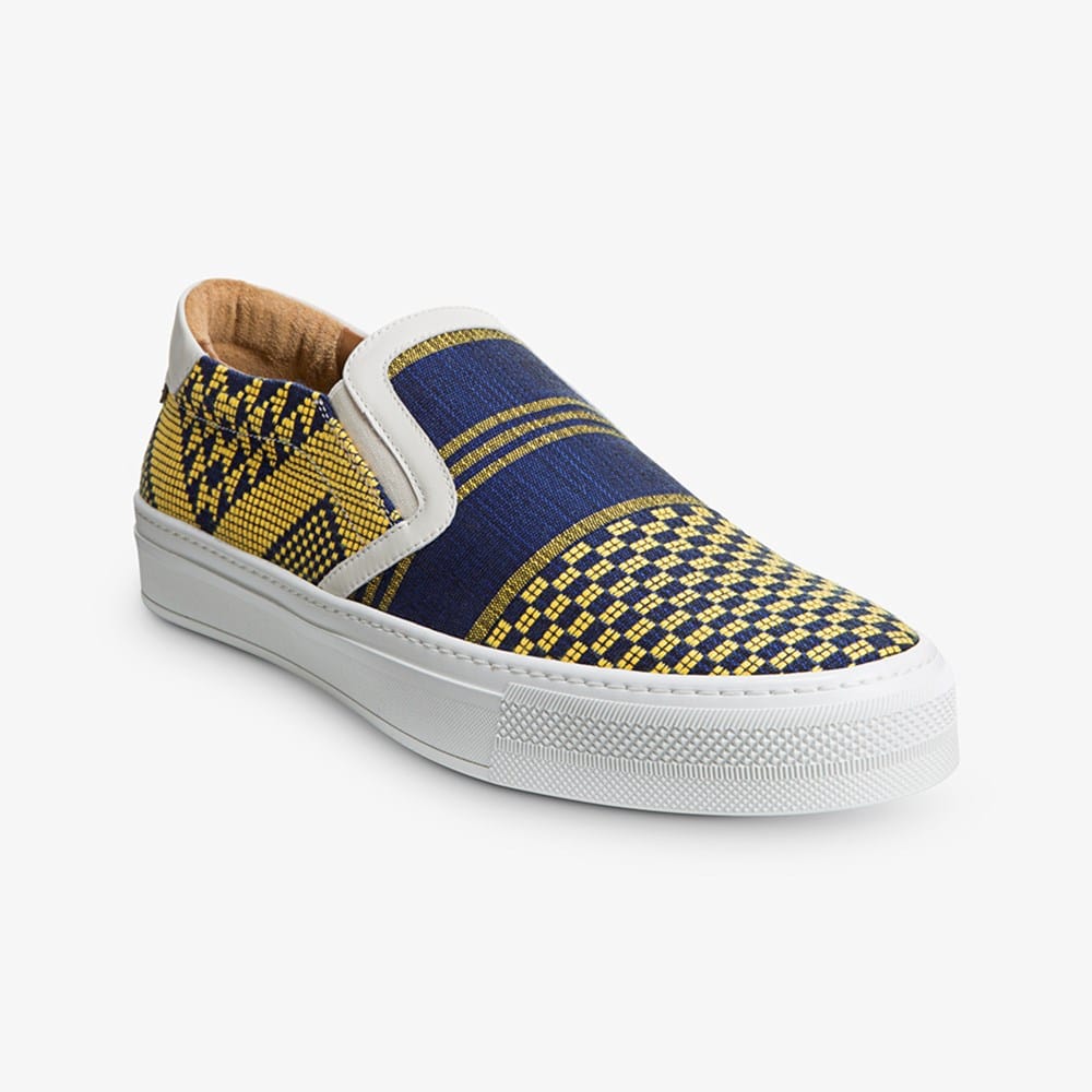 Armando Cabral Midnight Basketweave Leather Sneakers Meet Armando Cabral, Model Turned Men main image 4