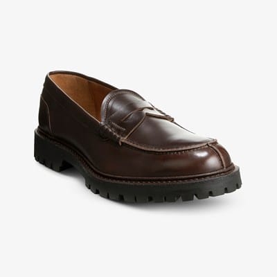 Allen Edmond Freeport suede penny loafer 11.5 color Caper Men main image 4