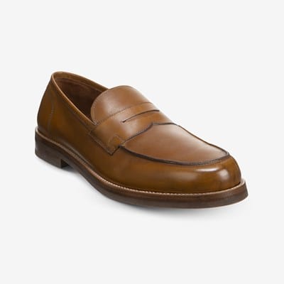 Allen Edmonds Super Sport Penney Leather Upper Loafer SlipOn Shoe Walnut Size 10 Allen Edmonds  main image 2