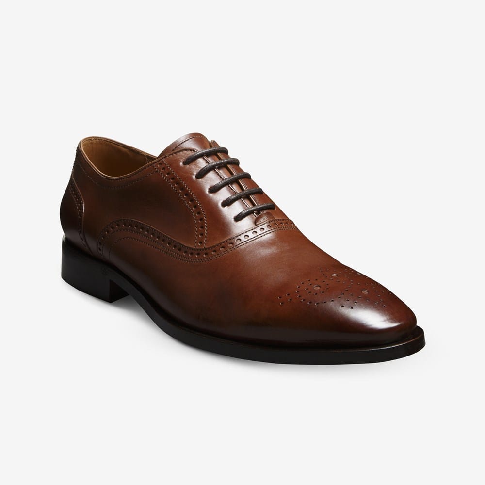 Allen Edmonds Siena Brown Leather Wingtip‎ Oxford Dress Shoes Mens Size 12 D Allen Edmonds Siena Leather Cap Stitch Oxford Dress Shoe  main image 3