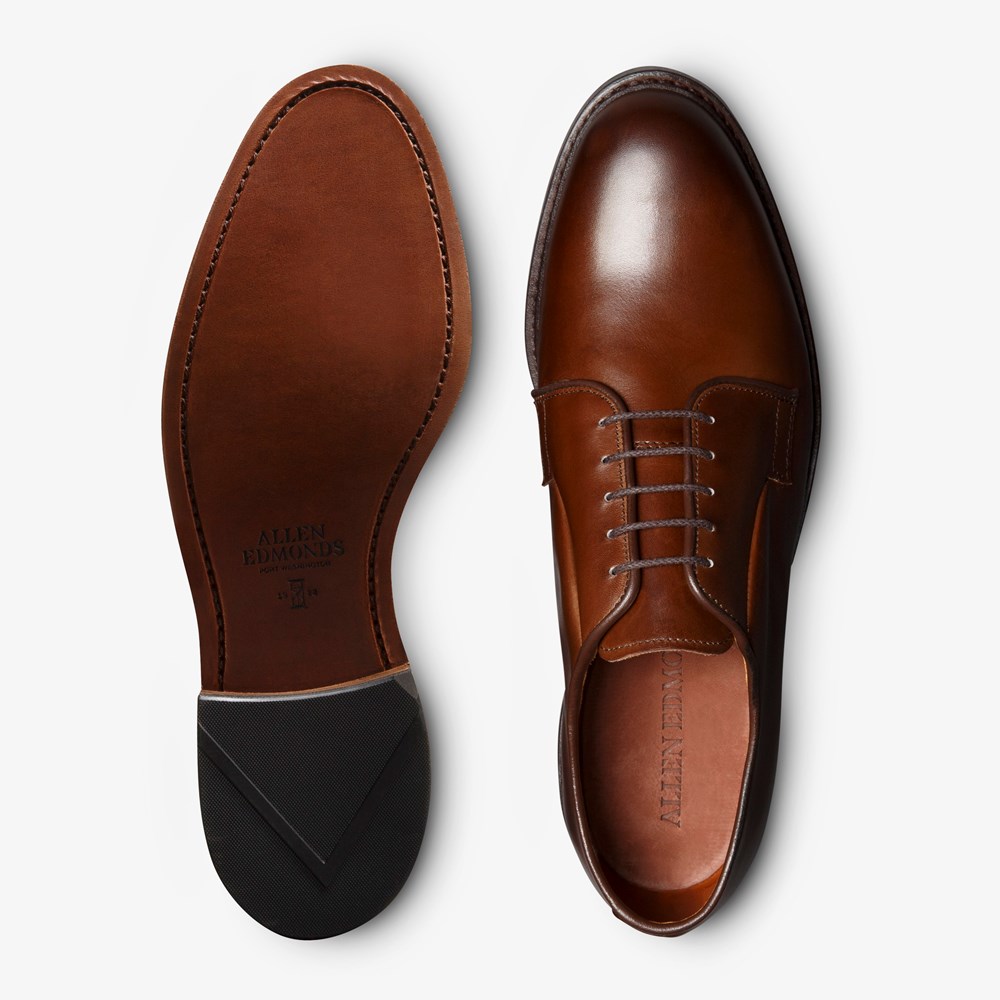 Allen Edmonds Leeds コードバン プレーントゥ　US9D Leeds Shell Cordovan Derby Dress Shoe | Men's Dress | Allen