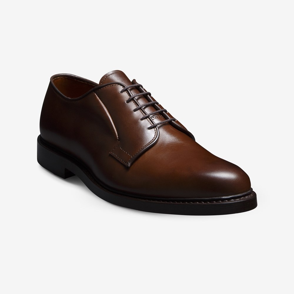 靴 Allen Edmonds Leeds 9501 SHELL CORDOVAN Allen Edmonds Leeds Shell Cordovan Derby Dress Shoe Black