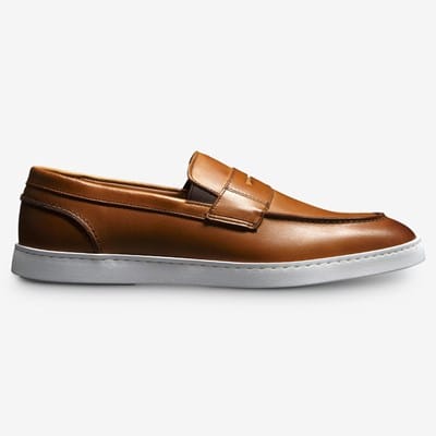 Allen Edmonds Hayes Loafer Sneakers Shoes Mens 11 D Brown Leather Casual Preppy Allen Edmonds White Loafer Casual Shoes for Men for sale | eBay main image 4
