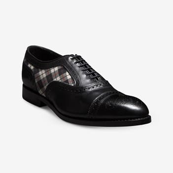 Allen Edmonds Van Ness Strand Oxford Mens 11.5 D Cap Toe Brogue Black Allen Edmonds Strand Black Brogue Captoe Oxford USA Mens 10  main image 3
