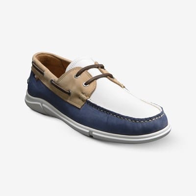 Allen Edmonds Supersport Suede Camp Moccasin Men\'s Size 10 Blue Men main image 3