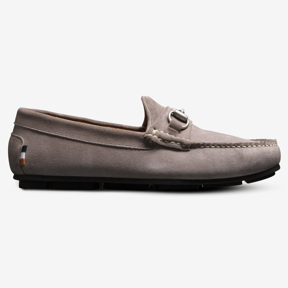 Allen Edmonds Sebastian BIT Driving Loafers Mens 9.5 D Grey‎ Suede Slip On Shoes Sebastian Bit Driving Loafer | Men main image 4