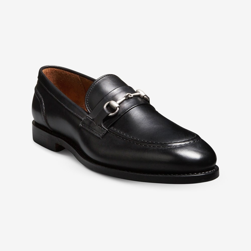 mens black loafer dress shoes