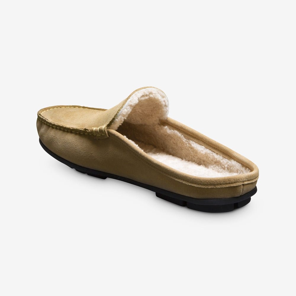 Allen Edmonds Sebastian Slide on Slipper in Bone Suede Size 9 Men main image 3