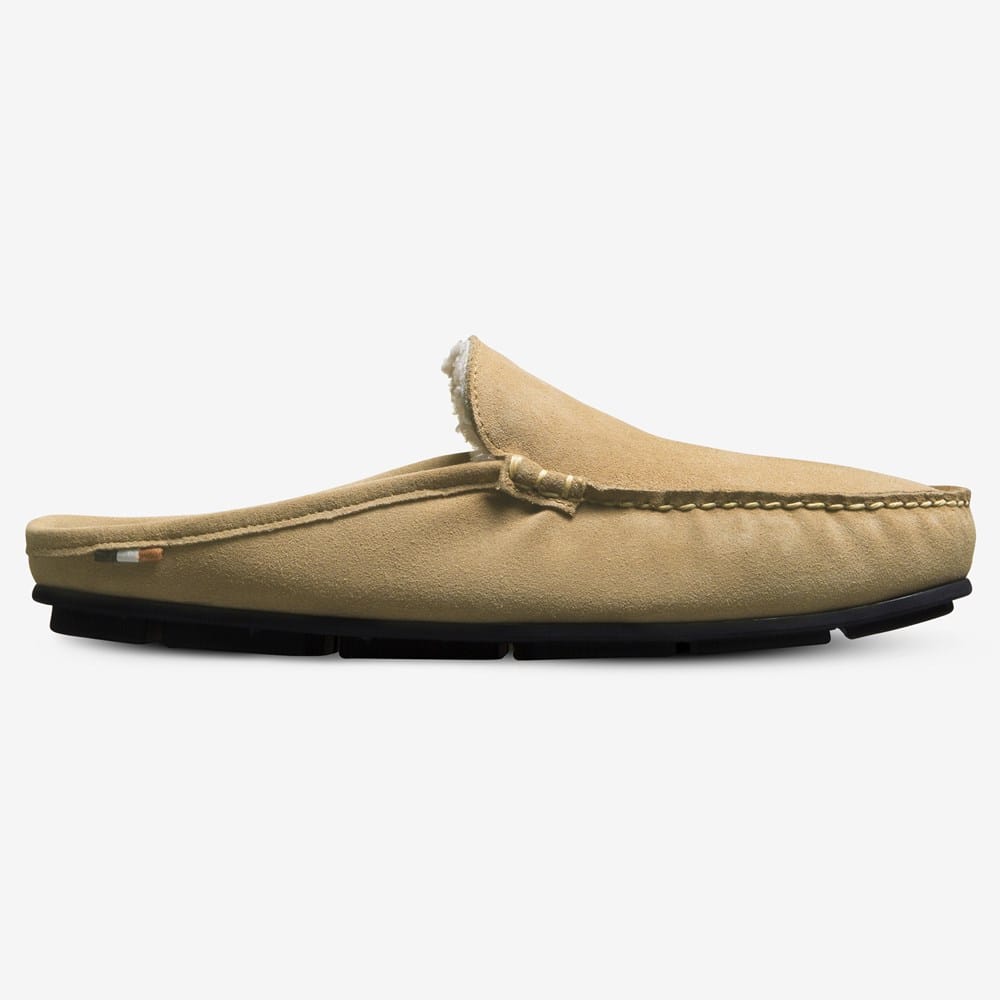 Allen Edmonds Sebastian Slide on Slipper in Bone Suede Size 9 Men main image 2