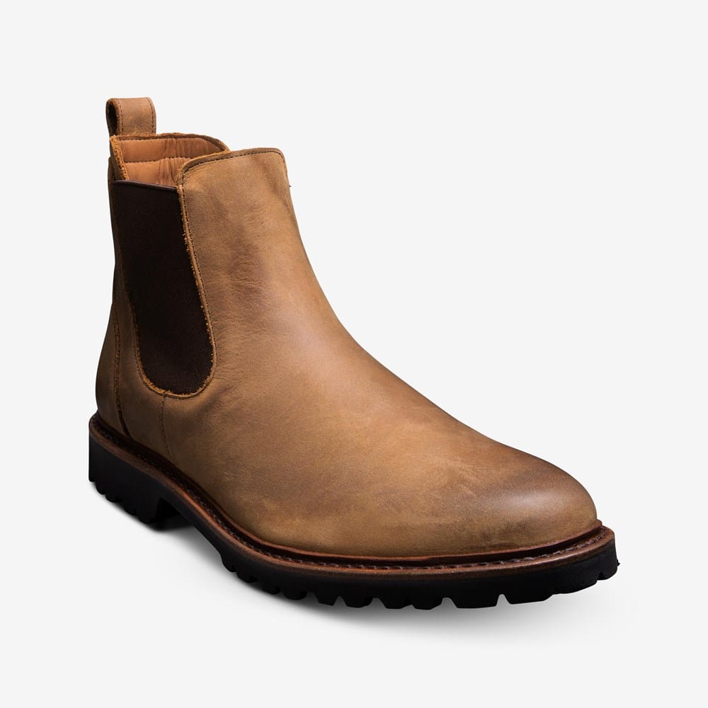 Allen Edmonds Brown Chelsea Boots (Grafton 10D) Allen Edmonds Grafton Leather Chelsea Boots Husk Brown (8640  main image 2