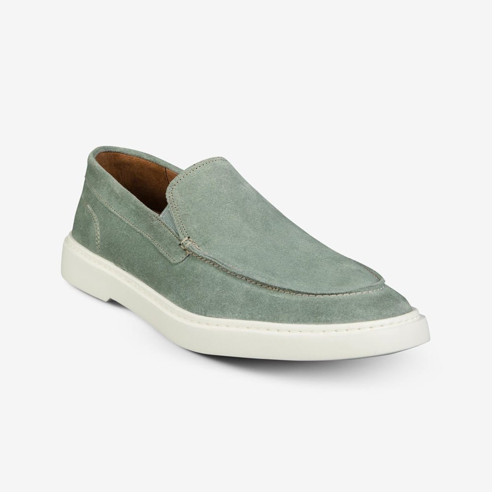 Allen Edmonds Men\'s HAYES SLIP-ON Comfort Loafers Sage Suede 10.5 Allen Edmonds Carson Venetian Hybrid Slip-on Sea Suede  main image 3