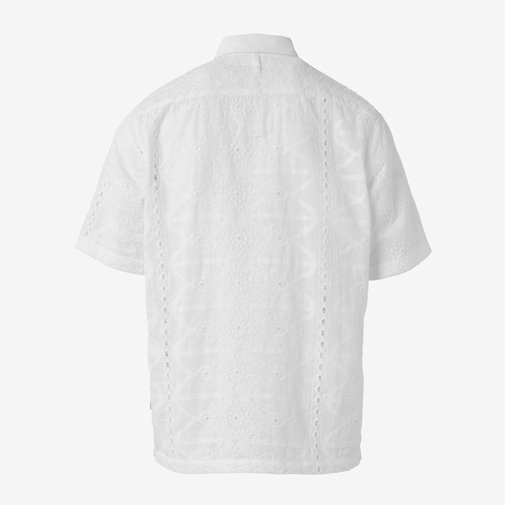Men's NN07 Julio Eyelet Embroidered Shirt | ShoeBank