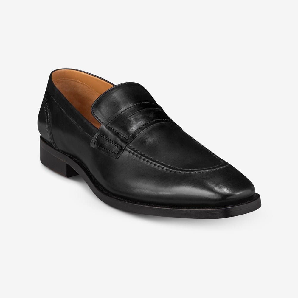 Allen Edmonds Siena black leather penny loafer color_black_1_siena_loafers.  main image 3