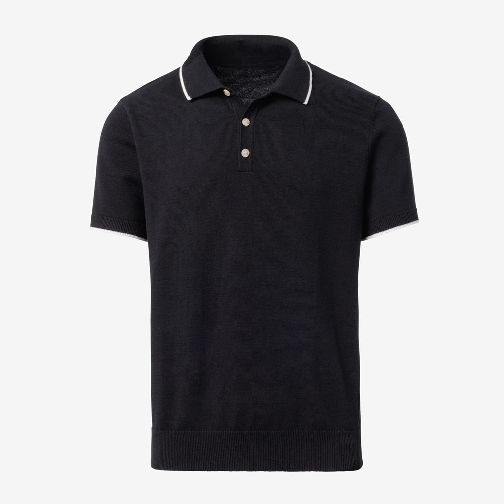 Men's Short Sleeve Knit Polo | ShoeBank