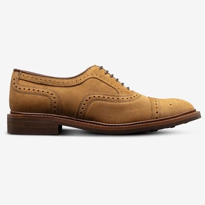 Allen Edmonds Men’s Strandmonk Cap Toe Oxfords Size 9.5 D Strand Cap-toe Oxford Dress Shoe with Dainite Sole | Men main image 3