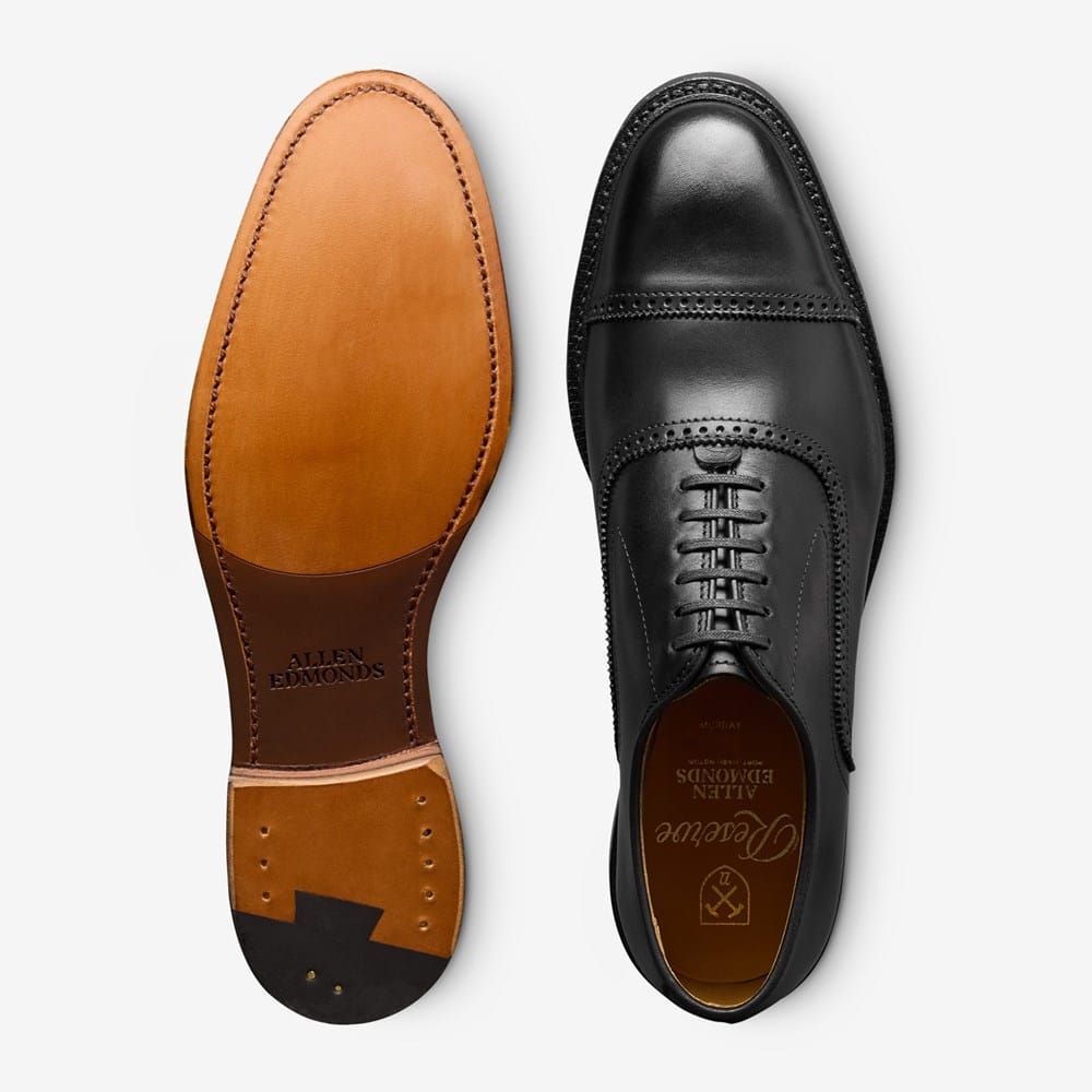 knee length dresses for ladies Allen Edmonds Mason Reserve Wingtip Derby Dress Shoes Black main image 0