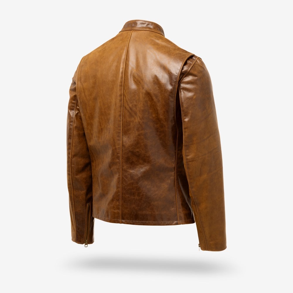 Men's Schott® N.Y.C. X Allen Edmonds Café Racer 2.0 Leather Jacket