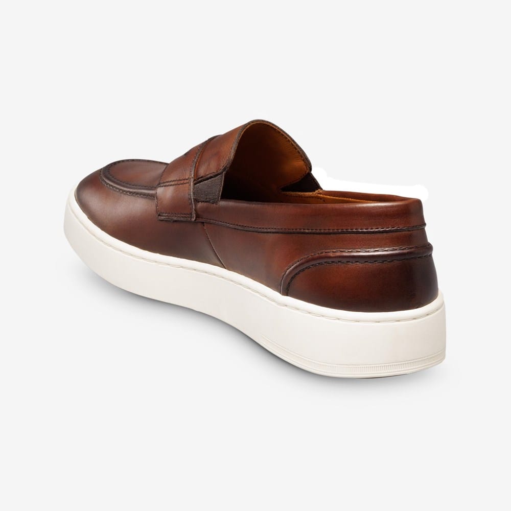 Allen Edmonds Men\'s Randolph 2.0 Leather Slip-On Sneakers Brown Size 9.5 D $350 Allen Edmonds Men main image 4