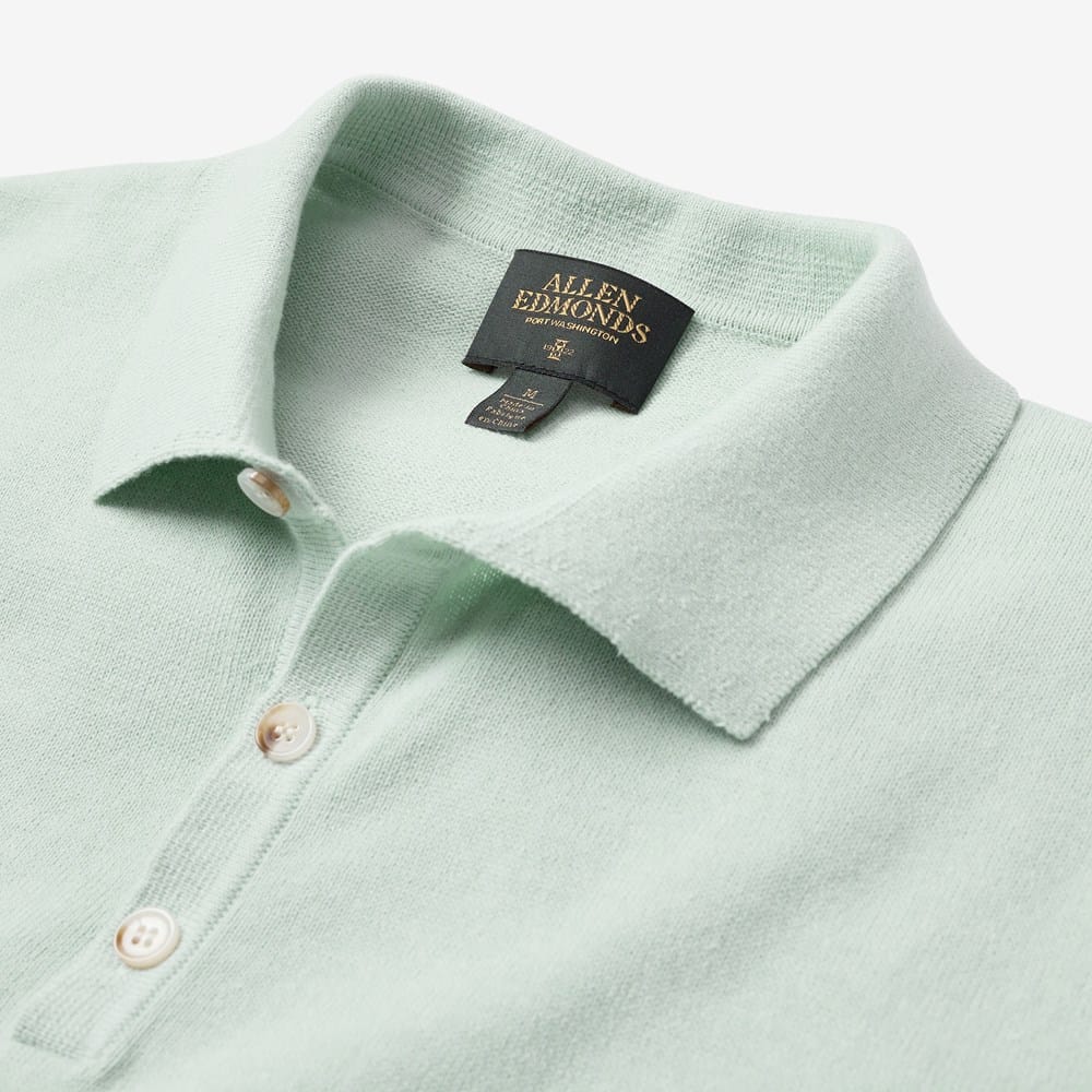 Men's Short Sleeve Knit Polo | ShoeBank