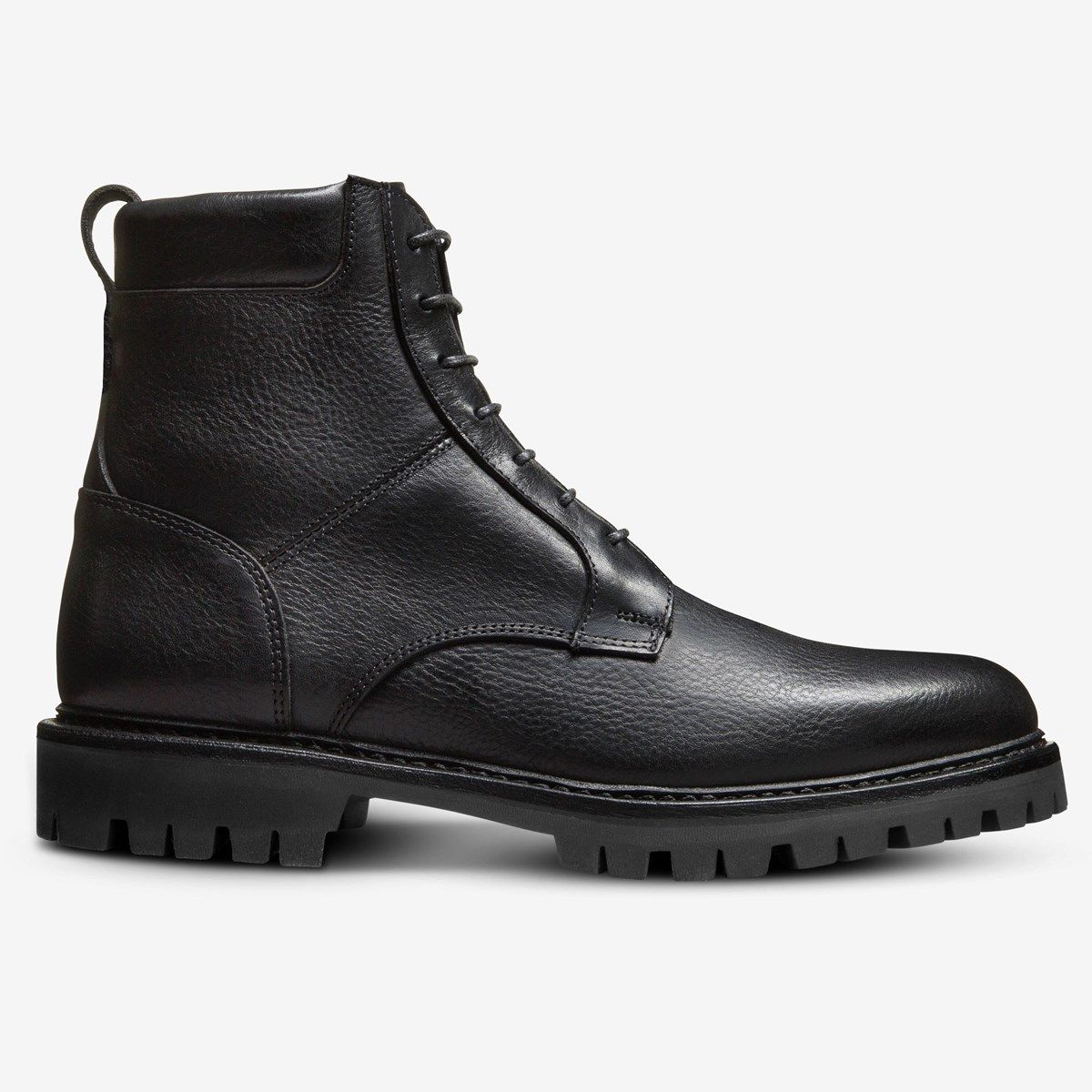 mens black leather lace up dress boots 18 Free Polish main image 1