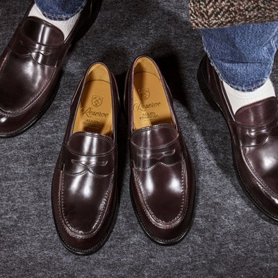靴 ALLEN EDMONDS Cavanaugh US 8 1/2 Allen Edmonds Cavanaugh Pinch Penny Slip-on Loafer - Walnut