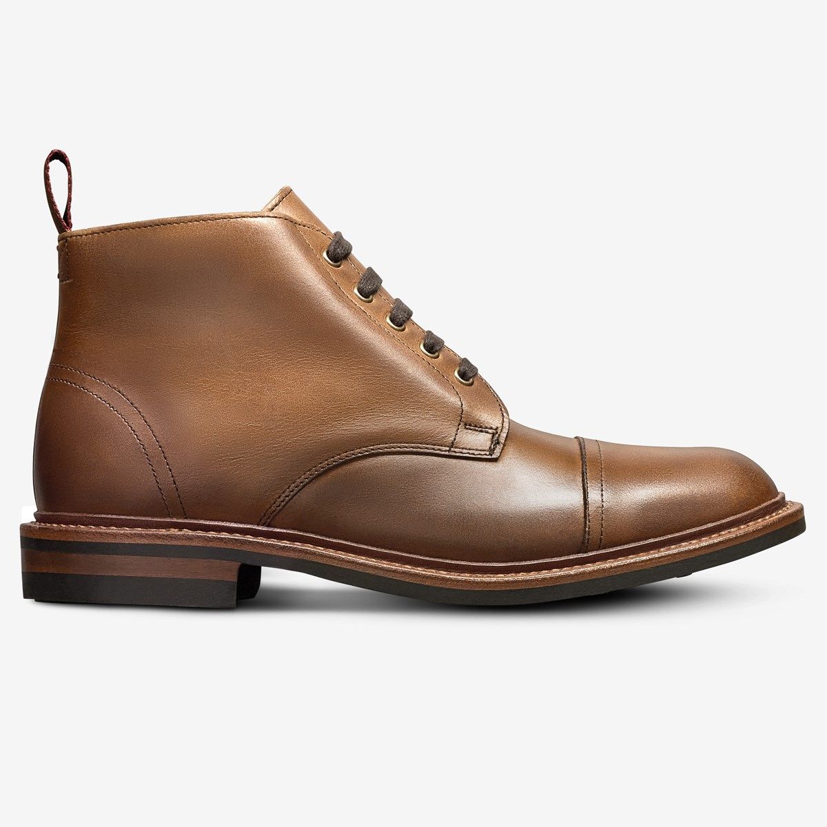 brown leather dress boots STEEL TOE LACE UP BOOT MICH BROWN – Proxon Premium Workwear main image 1