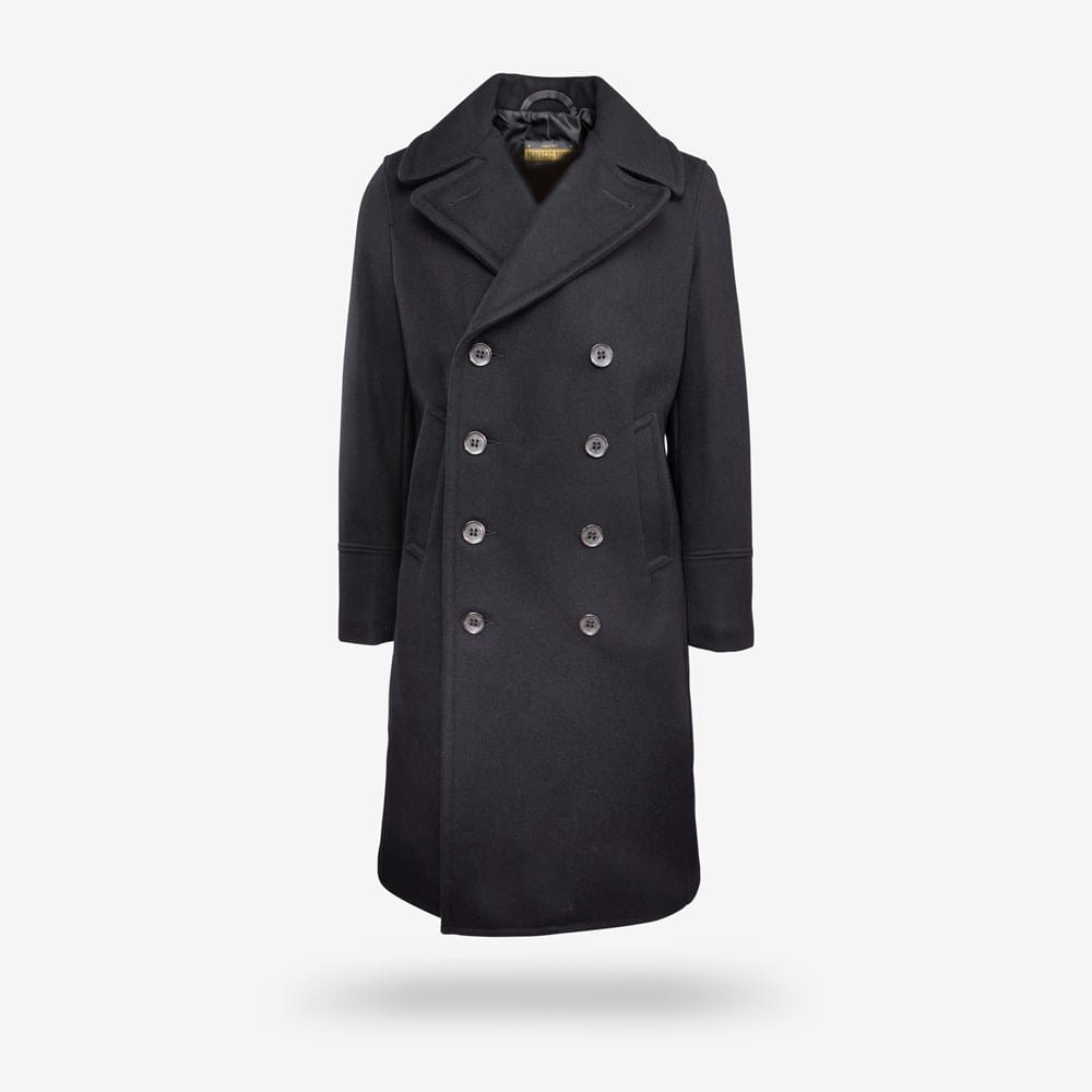 Officer Coat – Black Men's Schott® N.Y.C. Officers Coat | ShoeBank